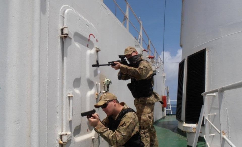 Security team on deck